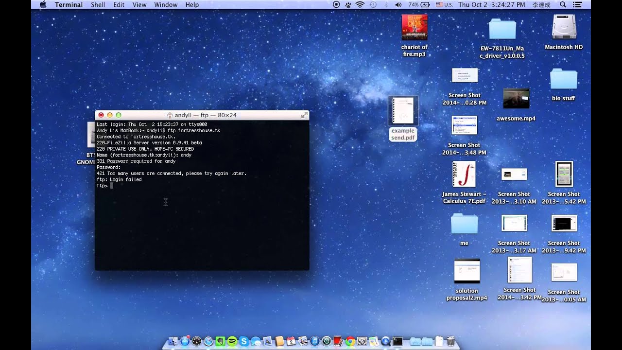 mac terminal ftp tutorial